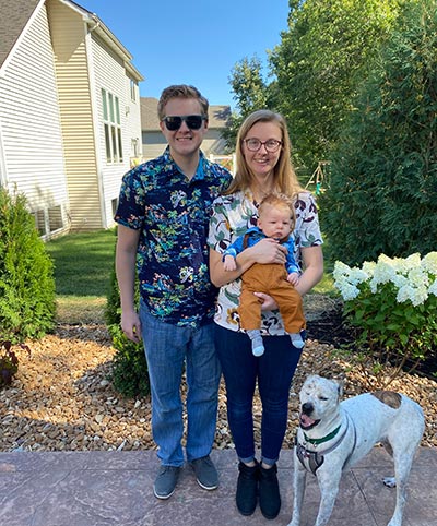 Dr. Chase Ellinwood with his family
