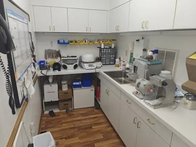 Ellinwood Dental Care lab where custom restorations are crafted